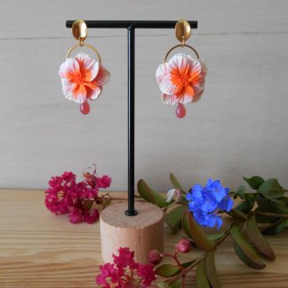 Boucles d'oreilles Flore