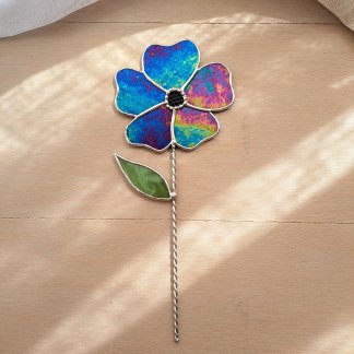 Fleur irisée