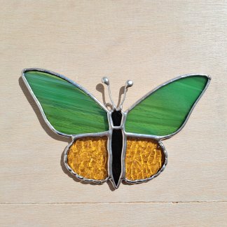 Papillon jaune et vert