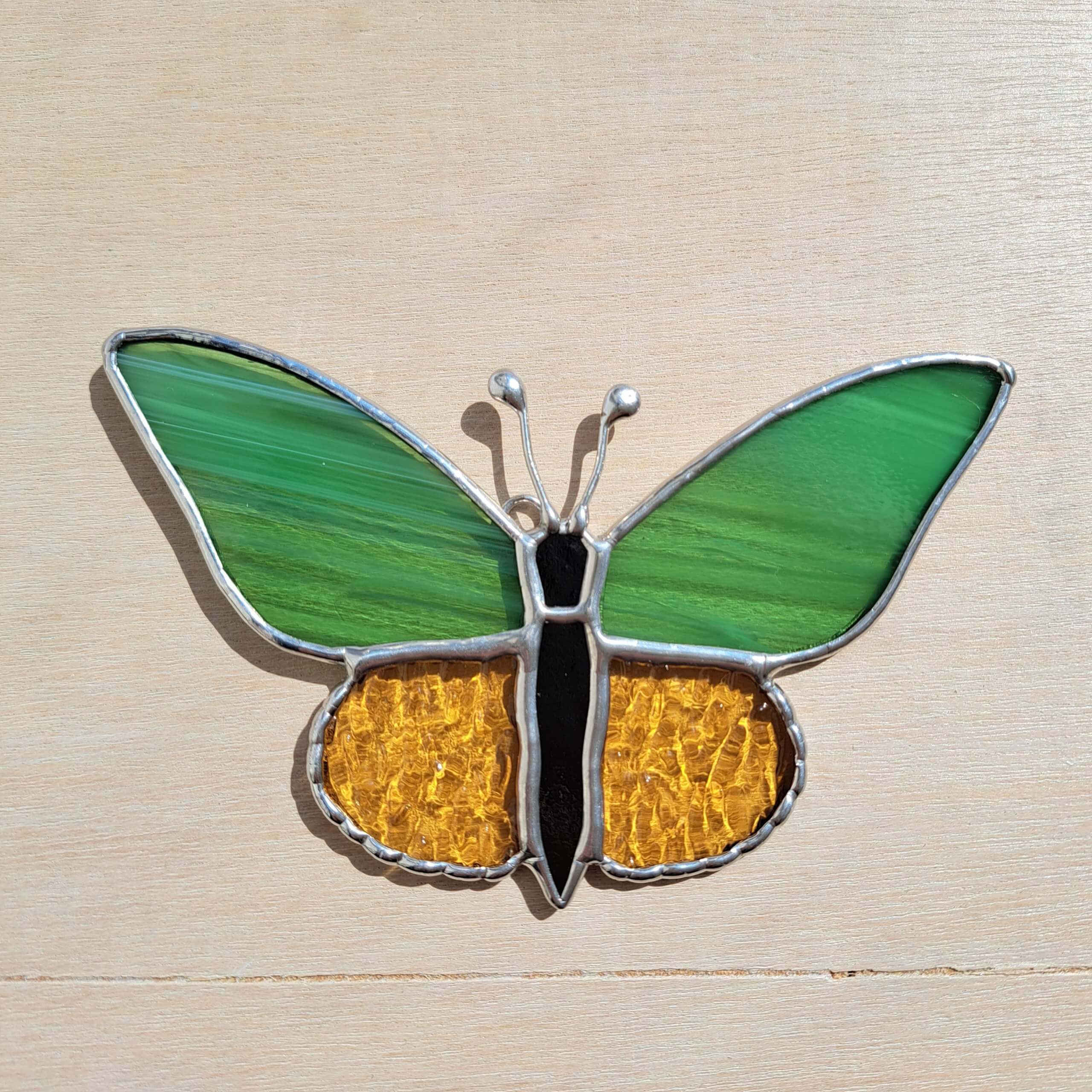 Papillon jaune et vert