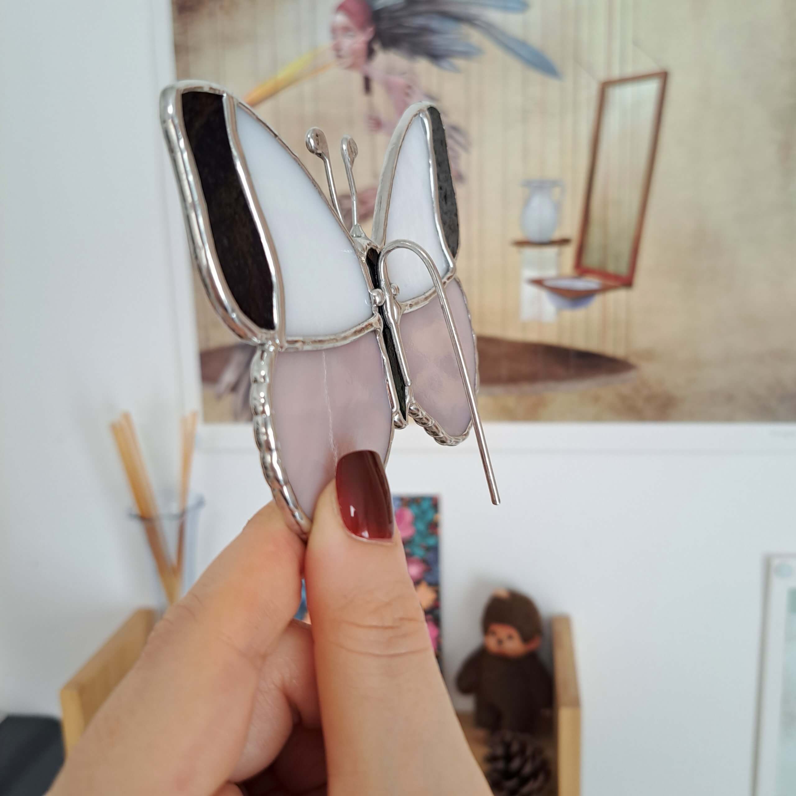 Papillons sur tige à "poser" – Image 9