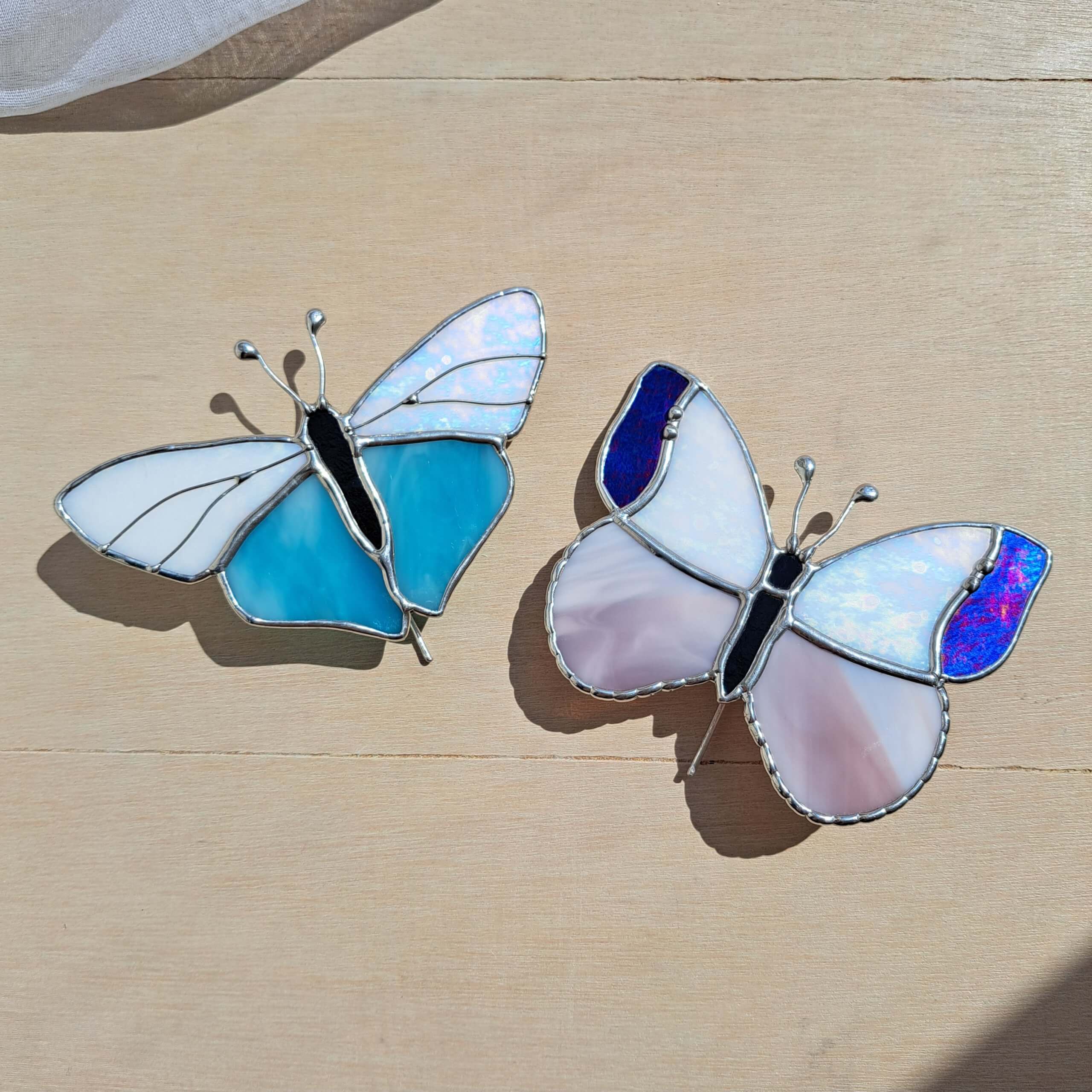 Papillons sur tige à "poser"