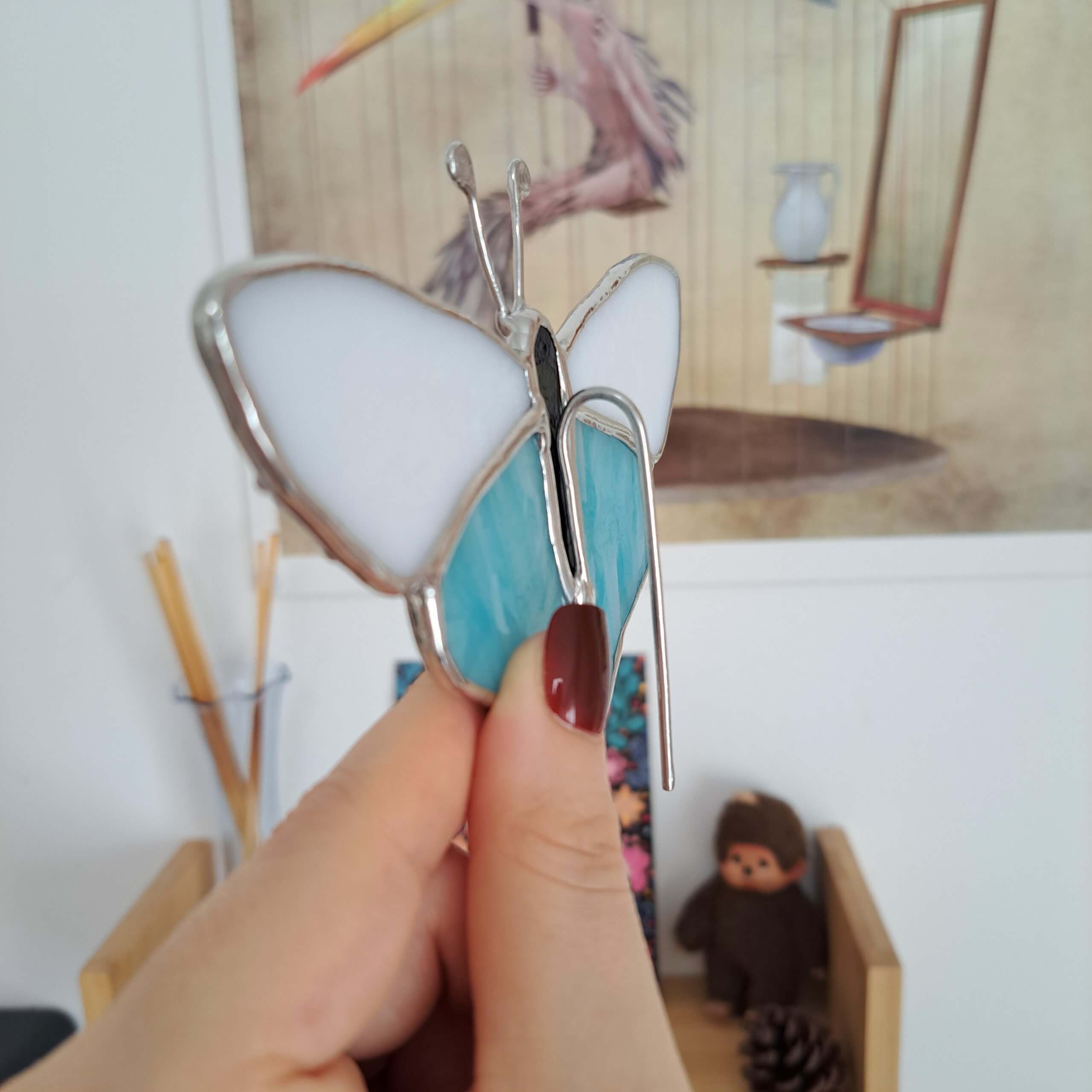 Papillons sur tige à "poser" – Image 6